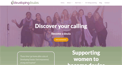 Desktop Screenshot of developingdoulas.co.uk